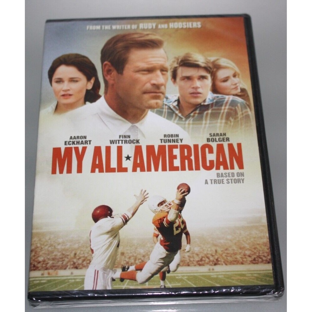 My All-American (DVD, 2015) Aaron Eckhart Finn Wittrock Based On a True Story
